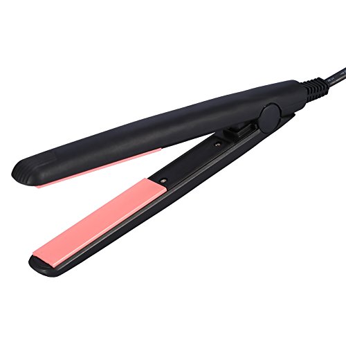 Plancha de pelo profesional Mini plancha de pelo electrónica portátil alisadora herramienta de peinado para uso en el salón en casa(EU Plug)