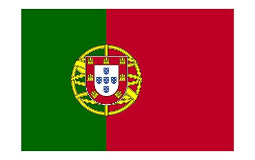 Queenshiny® Países de Las Banderas Nacionales 90 x 150 cm (Portugal)