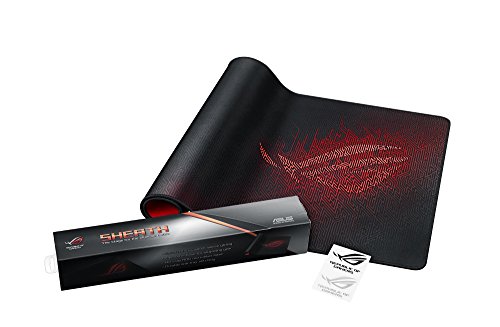 ROG Sheath Fabric Gaming Mouse Pad Black/Red Extra Large