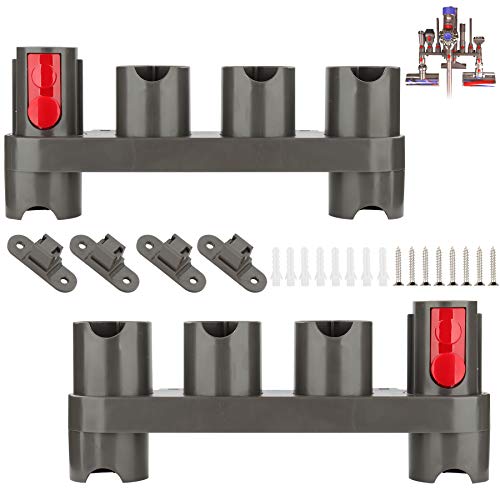 RTop Soporte para Accesorios de Montaje en Pared para Accesorios de aspiradora Dyson V7 V8 V10 V11, Soporte para Accesorios Dyson (10 enchufes de Almacenamiento, Paquete de 2) RTop Soporte para Accesorios de Montaje en Pared para Accesorios de aspiradora Dyson V7 V8 V10 V11, Soporte para Accesorios Dyson (10 enchufes de Almacenamiento, Paquete de 2)