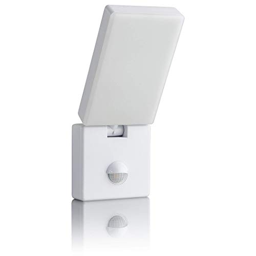 SEBSON LED Lámpara de Exterior con Sensor Movimiento, Aplique de Pared IP65, Blanco, 15W, 900lm, Blanco Frío 5800K, Lampara de Pared