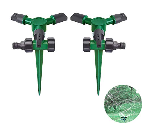 SHUANG Aspersor de Césped Giratorio 360º Aspersor de Agua para Equipos de riego,Sistema de riego para aspersores de césped,para regar el césped,Plantas,Flores,Verduras y Mucho más (2 Piezas) SHUANG Aspersor de Césped Giratorio 360º Aspersor de Agua para Equipos de riego,Sistema de riego para aspersores de césped,para regar el césped,Plantas,Flores,Verduras y Mucho más (2 Piezas)
