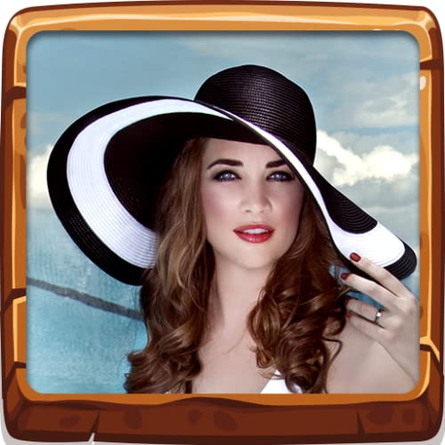 Sombrero de mujer Montaje de fotos Sombrero de mujer Montaje de fotos
