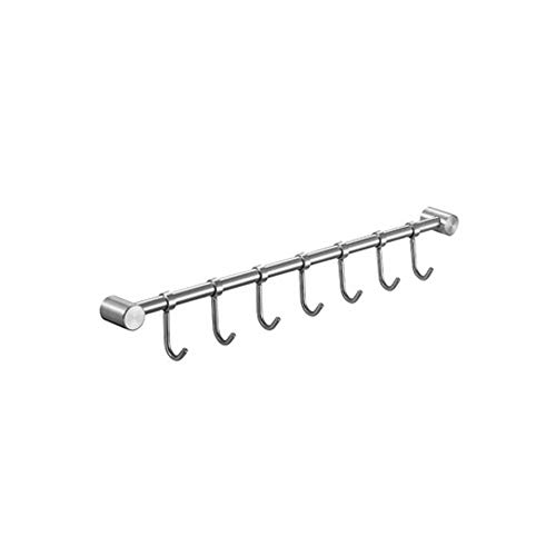 Sprießen Perchero de Cocina, Barra con Colgador de Acero Inoxidable Organizador de Utensilios en Cocina Fácil Montado en Pared 7-Ganchos para Colgar Olla Sartén Cuchillo Cucharón de Cocina Sprießen Perchero de Cocina, Barra con Colgador de Acero Inoxidable Organizador de Utensilios en Cocina Fácil Montado en Pared 7-Ganchos para Colgar Olla Sartén Cuchillo Cucharón de Cocina