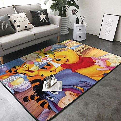 Super Suave Interior y Exterior Moderno Winnie The Pooh y alfombras de Cerdito, Adecuado para niños Dormitorio