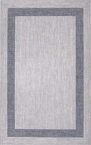 TEJIDOS EL MUNDO Alfombra Vinilo PIE DE Cama Gris 70x140 cm Lane