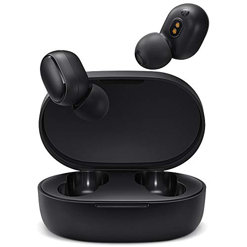 Timoom Xiaomi Redmi Airdots 2 Bluetooth 5.0 Auriculares Inalámbricos, Wireless Earbuds, Auriculares Estéreos Manos Libres con Micrófono, Impermeable IPX4, Estuche de Carga Magnét