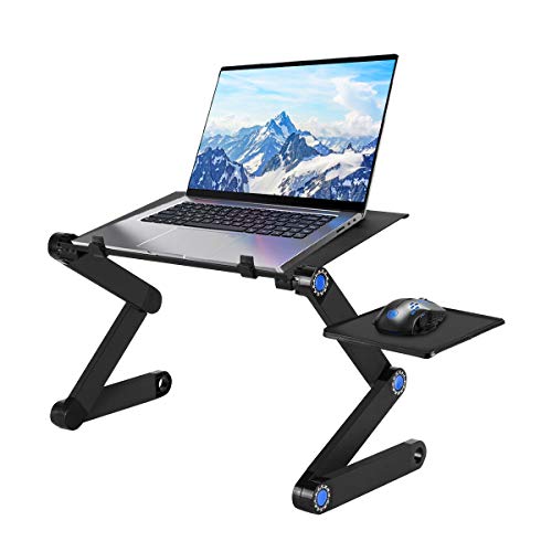 U-Kiss Mesa Plegable Ordenador Portatil, Base Ajustable y Plegable, Soportes de Regazo, Soporte de Ratón para Notebook PC Laptop Ordenador, Color Negro (TYPE2) U-Kiss Mesa Plegable Ordenador Portatil, Base Ajustable y Plegable, Soportes de Regazo, Soporte de Ratón para Notebook PC Laptop Ordenador, Color Negro (TYPE2)