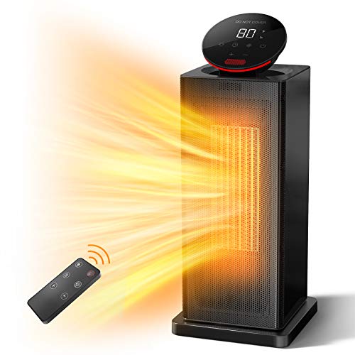 UGHEY Calefactor 2000W Calefactor Bajo Consumo 3 Modos 90° Oscilación, Temporizador 24h, Protección contra Sobrecalentamiento y Vuelco, para Baño, Oficina y Hogar UGHEY Calefactor 2000W Calefactor Bajo Consumo 3 Modos 90° Oscilación, Temporizador 24h, Protección contra Sobrecalentamiento y Vuelco, para Baño, Oficina y Hogar