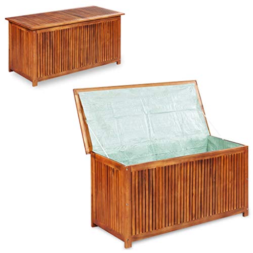 UnfadeMemory Caja Almacenaje Jardín,Arcon Exterior,Rústico,Madera Maciza Acacia (150x50x58cm) UnfadeMemory Caja Almacenaje Jardín,Arcon Exterior,Rústico,Madera Maciza Acacia (150x50x58cm)