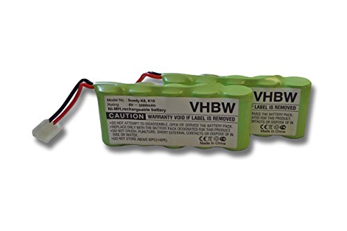 vhbw 2x Batería compatible con Bosch Roll-Lift K10, K12 herramientas eléctricas (3000mAh NiMH 6V) vhbw 2x Batería compatible con Bosch Roll-Lift K10, K12 herramientas eléctricas (3000mAh NiMH 6V)
