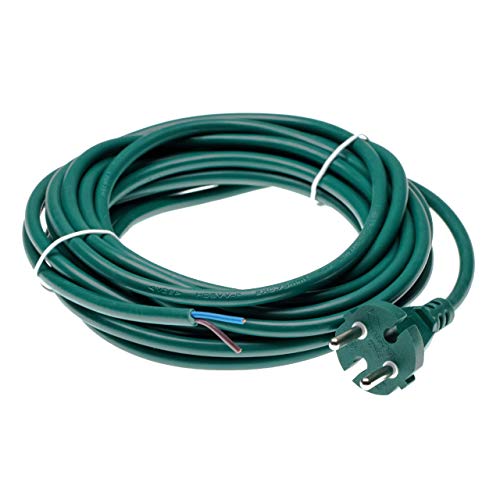 vhbw Cable de alimentación universal para aspiradora – Cable de 7 m, cable de conexión