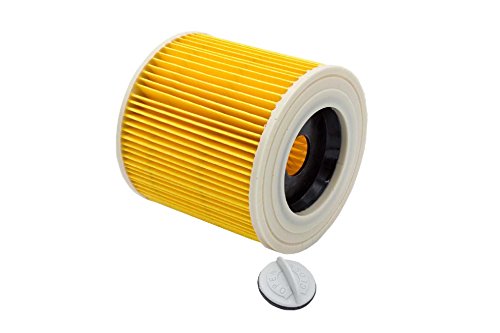 vhbw Filtro de cartucho para aspirador robot aspirador multiusos Kärcher MV 3 Premium Fireplace KIT, NT27/1, SE 4001, SE 4002, VC6000, WD 2.200 vhbw Filtro de cartucho para aspirador robot aspirador multiusos Kärcher MV 3 Premium Fireplace KIT, NT27/1, SE 4001, SE 4002, VC6000, WD 2.200