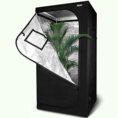 Viewee Armario de Cultivo Interior, 100×100×200cm, No Afectado por la Temporada/Reducir Mosquitos/Suficiente Tiempo de Luz, Se Puede Utilizar para Cultivar Flores/Plantar en Casa, etc. Viewee Armario de Cultivo Interior, 100×100×200cm, No Afectado por la Temporada/Reducir Mosquitos/Suficiente Tiempo de Luz, Se Puede Utilizar para Cultivar Flores/Plantar en Casa, etc.