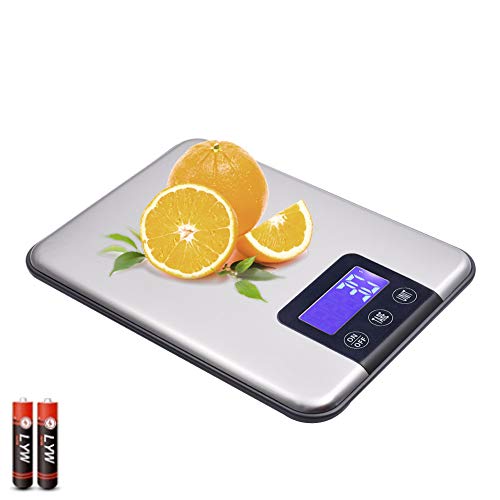 Viugreum BáScula Cocina Digital, BáScula Digital Para Cocina De Acero Inoxidable, 15Kg Balanza De Alimentos Multifuncional, Peso De Cocina, Bascula Cocina Digital Precision Viugreum BáScula Cocina Digital, BáScula Digital Para Cocina De Acero Inoxidable, 15Kg Balanza De Alimentos Multifuncional, Peso De Cocina, Bascula Cocina Digital Precision