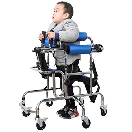 WANGXNCase Andador para Ancianos 6 Ruedas,Andador para niños con parálisis Cerebral, Andador Ligero Andador de Movilidad con 6 Ruedas y Equipo de Movilidad para el Asiento