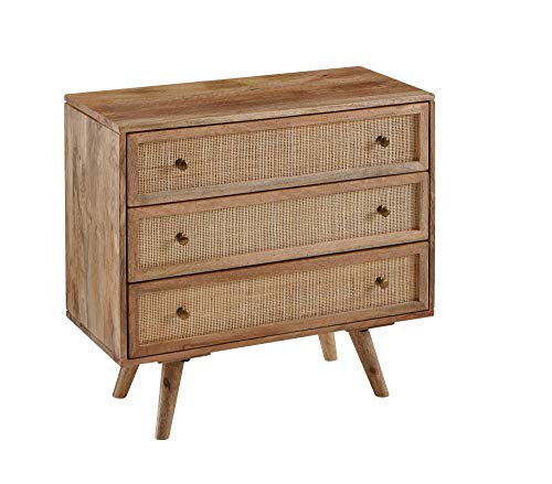 Wohnling Aparador de 80 x 75 x 40 cm, madera maciza de mango / aparador vintage | cómoda de 3 cajones | armario alto de madera maciza | armario de pie para salón Wohnling Aparador de 80 x 75 x 40 cm, madera maciza de mango / aparador vintage | cómoda de 3 cajones | armario alto de madera maciza | armario de pie para salón