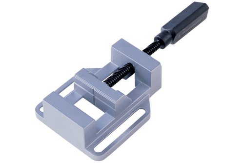 Wolfcraft 3412099 - Mordaza para taladro, ancho de boca 68 mm, ancho de sujeción hasta 65 mm, plateado Wolfcraft 3412099 - Mordaza para taladro, ancho de boca 68 mm, ancho de sujeción hasta 65 mm, plateado