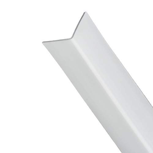 WOLFPACK LINEA PROFESIONAL 2540255 Perfil PVC Angulo 25x25 mm. Blanco Barra 2,5 Metros