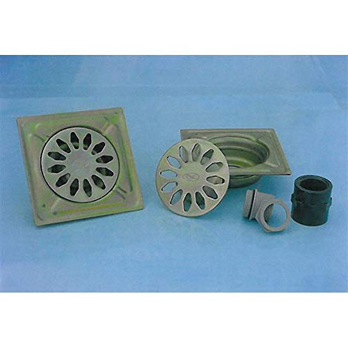 WOLFPACK LINEA PROFESIONAL 4090015 Sumidero Acero Bicromatado 150x150 mm. Toma de 40 mm WOLFPACK LINEA PROFESIONAL 4090015 Sumidero Acero Bicromatado 150x150 mm. Toma de 40 mm
