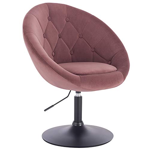 WOLTU 1x Taburete de Bar Acero Cromado Terciopelo Taburete Bajo Silla de Bar Taburete Conferencia Taburete Peluquería Taburete Oficina Rosa BH222rs-1 WOLTU 1x Taburete de Bar Acero Cromado Terciopelo Taburete Bajo Silla de Bar Taburete Conferencia Taburete Peluquería Taburete Oficina Rosa BH222rs-1
