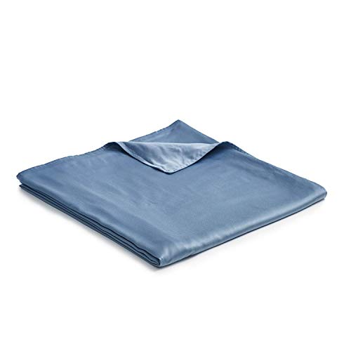YnM Manta Pesada, se Duerme más rápido y Duerme Mejor, Ideal para ansiedad, bambú, Cubierta extraíble de bambú Azul Gris, 152cm x 203cm Duvet Cover YnM Manta Pesada, se Duerme más rápido y Duerme Mejor, Ideal para ansiedad, bambú, Cubierta extraíble de bambú Azul Gris, 152cm x 203cm Duvet Cover