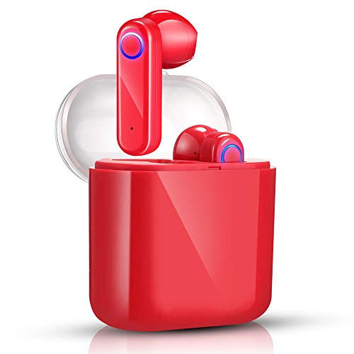 yobola Auriculares Inalambricos Bluetooth, Auriculares Bluetooth 5.0 56H Reproducción 3D Stereo HD Auriculares Inalambricos, Binaural Call Auto Pairing yobola Auriculares Inalambricos Bluetooth, Auriculares Bluetooth 5.0 56H Reproducción 3D Stereo HD Auriculares Inalambricos, Binaural Call Auto Pairing