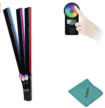YONGNUO YN360III 3200-5500K Bicolor + RGB Computadora de Mano LED a Todo Color Luz de Video Regulable Barra de luz de llenado Modo de Ajuste táctil CRI 95+ con 10 Modos de iluminación YONGNUO YN360III 3200-5500K Bicolor + RGB Computadora de Mano LED a Todo Color Luz de Video Regulable Barra de luz de llenado Modo de Ajuste táctil CRI 95+ con 10 Modos de iluminación