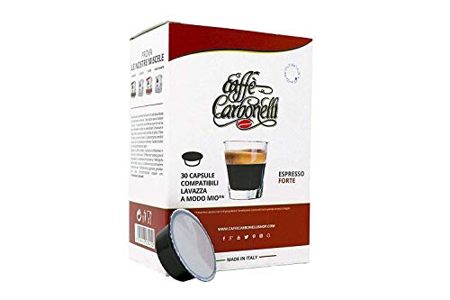 120 Cápsulas compatibles Lavazza a modo mio - Caffè Carbonelli mezcla fuerte