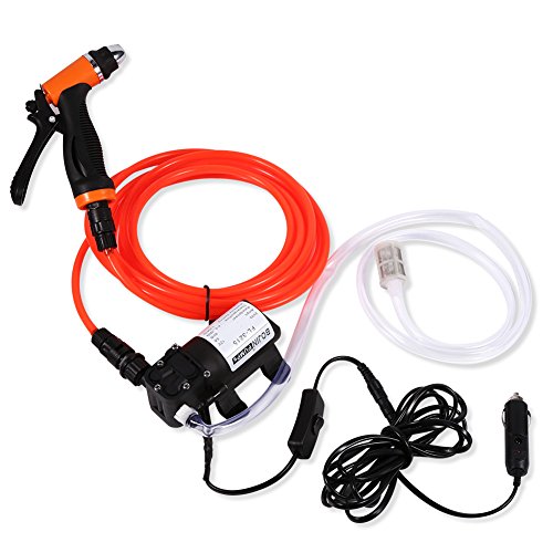 12V Bomba Agua Alta Presión Portátil Limpiador Riego del Césped Pulverizador Limpieza Arandela del Coche Auto Eléctrica 12V Bomba Agua Alta Presión Portátil Limpiador Riego del Césped Pulverizador Limpieza Arandela del Coche Auto Eléctrica