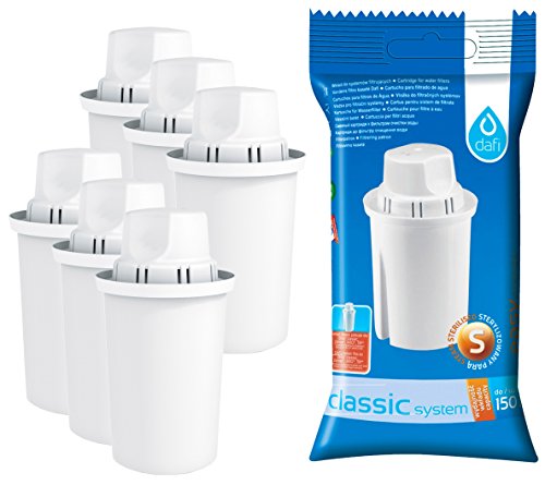 6 x Dafi Classic Filtros de agua (compatible con jarras Brita Classic & Dafi Classic)