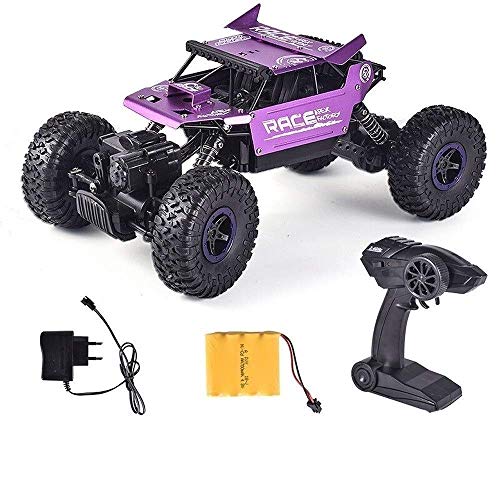 A la deriva todo terreno de alta velocidad de la aleación RC Buggy, amortiguadora de golpes de doble motor 4WD del coche de RC, de carga USB con Conductor neumáticos grandes RC carreras de coches, con