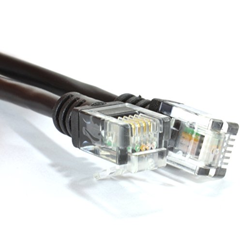 ADSL 2 + Alto Velocidad Banda Acha Módem Cable RJ11 a RJ11 1 m Negro [1 metros/1m]