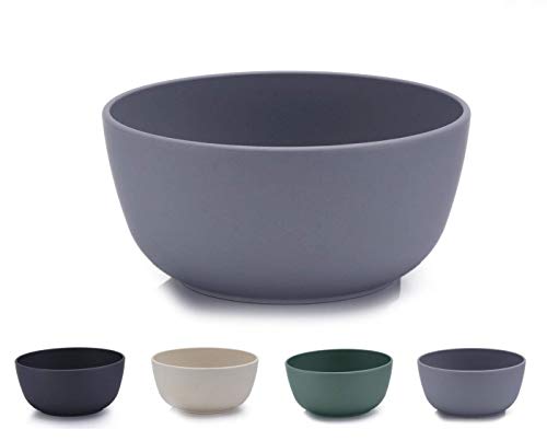 AMTNATURE Set de 4 Piezas Cuencos de bambú con Capacidad de 500 ml. APTO MICROONDAS y APTO LAVAVAJILLAS. Vajilla de bambú para Aperitivos Desayuno Fruta Cereales y Cumpleaños AMTNATURE Set de 4 Piezas Cuencos de bambú con Capacidad de 500 ml. APTO MICROONDAS y APTO LAVAVAJILLAS. Vajilla de bambú para Aperitivos Desayuno Fruta Cereales y Cumpleaños