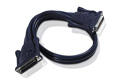 Aten Daisy Chain Cable, 15m Cable para Video, Teclado y ratón (kvm) Negro - Switch KVM (15m, 15 m, Negro, DB-25, DB-25, Male Connector/Female Connector)