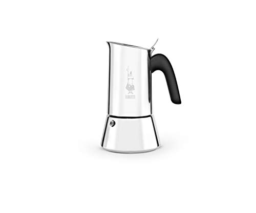 Bialetti Cafetera Italiana Espresso por Inducción, Acero, 6 Tazas, Plata Bialetti Cafetera Italiana Espresso por Inducción, Acero, 6 Tazas, Plata