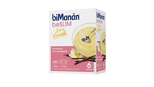 BIMANAN - beSLIM - Sustitutivos para Adelgazar - Natilla de Vainilla - 6uds 300 gr