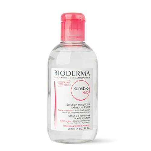 Bioderma Sensibio H2O, Limpiador Micelar y Desmaquillador, 250 ml