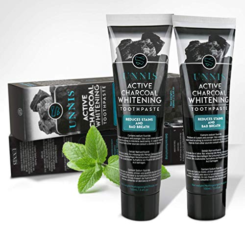 Blanqueador Dental Profesional Blanqueamiento Dental 2 Pack Carbon Activado Dientes Blancos Carbon Activo Pasta de Dientes Blanqueante Limpieza Dental Activated Charcoal Teeth Whitening Toothpaste Blanqueador Dental Profesional Blanqueamiento Dental 2 Pack Carbon Activado Dientes Blancos Carbon Activo Pasta de Dientes Blanqueante Limpieza Dental Activated Charcoal Teeth Whitening Toothpaste