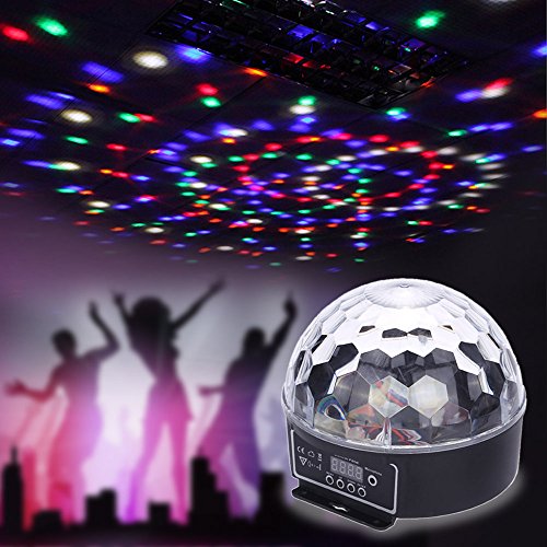 Bola de discoteca LED RGB Digital Crystal Magic Ball efecto de luz DMX 512 Disco DJ Stage Lighting Bola de discoteca LED RGB Digital Crystal Magic Ball efecto de luz DMX 512 Disco DJ Stage Lighting