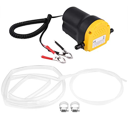 Bomba extractora diesel, DC 12V 60W Extractor de fluido Motor Aceite Extractor de fluido de transferencia diesel Bomba de succión eléctrica 12V 250L/Hora Para coche Moto Quad