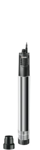 Bomba sumergible 6000/5 inox automatic Premium de GARDENA para pozos perforados: bomba sumergible para pozos, caudal 6000 l/h, acero inoxidable, automática, seguro de marcha en seco (1499-20)