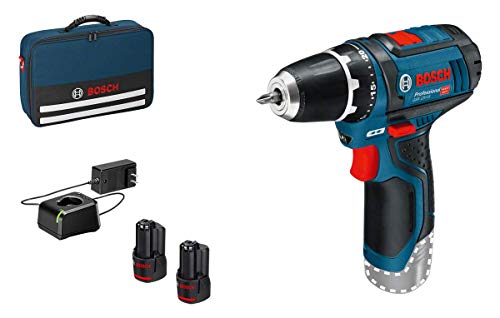 BOSCH 06019B690H - Taladro percutor a batería GSB 12V-15 Professional 12 V 2 Velocidades. 0-380/1.300 rpm. 30/14 Nm. Portabrocas de 10 mm. 1 kg (con batería incluida). Luz integrada. BOSCH 06019B690H - Taladro percutor a batería GSB 12V-15 Professional 12 V 2 Velocidades. 0-380/1.300 rpm. 30/14 Nm. Portabrocas de 10 mm. 1 kg (con batería incluida). Luz integrada.