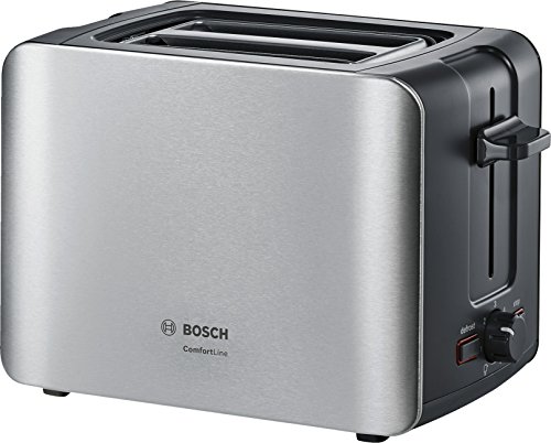 Bosch TAT6A913 Tostador,1090 W, 2 ranuras, color negro