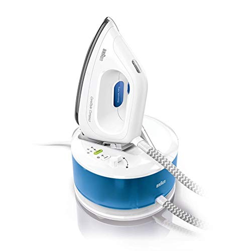 Braun CareStyle Compact IS2043 - Centro de Planchado, Suela 3D Eloxal Plus, Potencia 2200 W, Depósito 1.3 L, Vapor Constante 110 g/min, Presión 5 bar y Golpe de Vapor 300 g/min, Blanco/Azul Braun CareStyle Compact IS2043 - Centro de Planchado, Suela 3D Eloxal Plus, Potencia 2200 W, Depósito 1.3 L, Vapor Constante 110 g/min, Presión 5 bar y Golpe de Vapor 300 g/min, Blanco/Azul