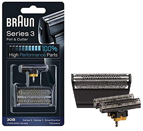 Braun - Láminas 30B - Láminas de recambio para afeitadoras Series 3/Syncro/SmartControl3/Tricontrol