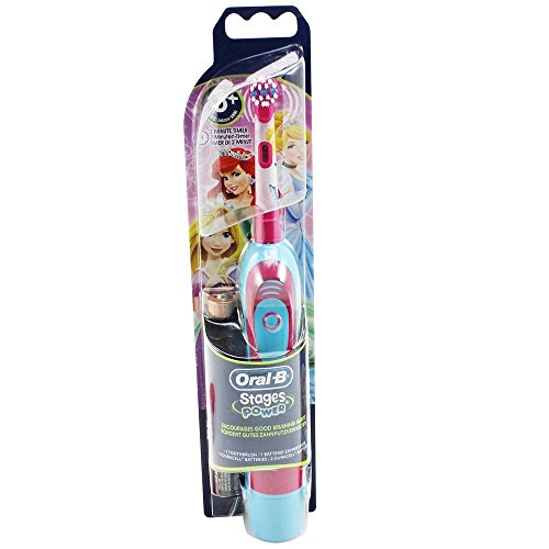 Braun Oral-B Stages Power Kids DB4.510.K - Cepillo de dientes eléctrico para niños (con temporizador), diseño de la Cenicienta Braun Oral-B Stages Power Kids DB4.510.K - Cepillo de dientes eléctrico para niños (con temporizador), diseño de la Cenicienta