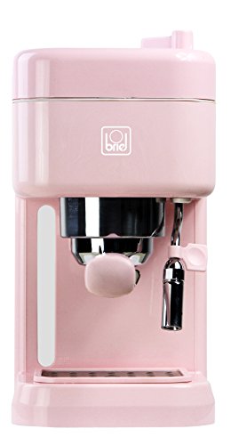 Briel ES14 - Cafetera expresso (ABS, 15 x 21,5 x 29 cm), color rosa