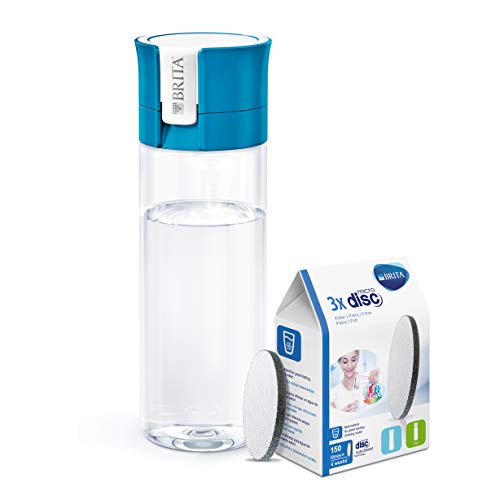 Botella de filtro de agua Brita Fill & Go, lima, 0,6 litros (paquete de 6  filtros)
