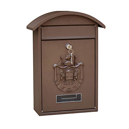 Buzón de montaje en pared Rust Weather Proof Montaje en pared vertical Bloqueo de buzón simple moderno en el exterior Buzón de correo Buzones de correo exterior Seguridad de la oficina en el hogar Ext Buzón de montaje en pared Rust Weather Proof Montaje en pared vertical Bloqueo de buzón simple moderno en el exterior Buzón de correo Buzones de correo exterior Seguridad de la oficina en el hogar Ext